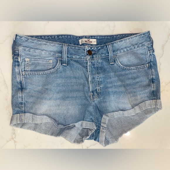 Hollister mid rise boyfriend Jean shorts-size 9 - Picture 5 of 11